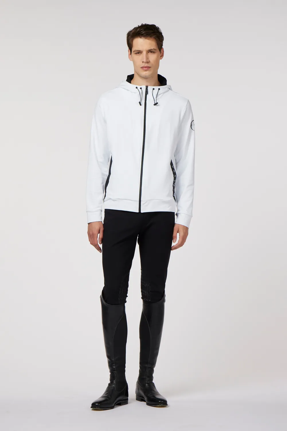 Vestrum Brindisi heren hoodie zwart bielastisch