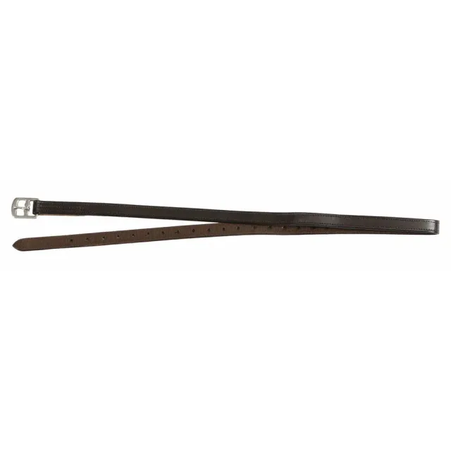 Henri de Rivel Nylon Lined beugelriemen kind 48 havana leer