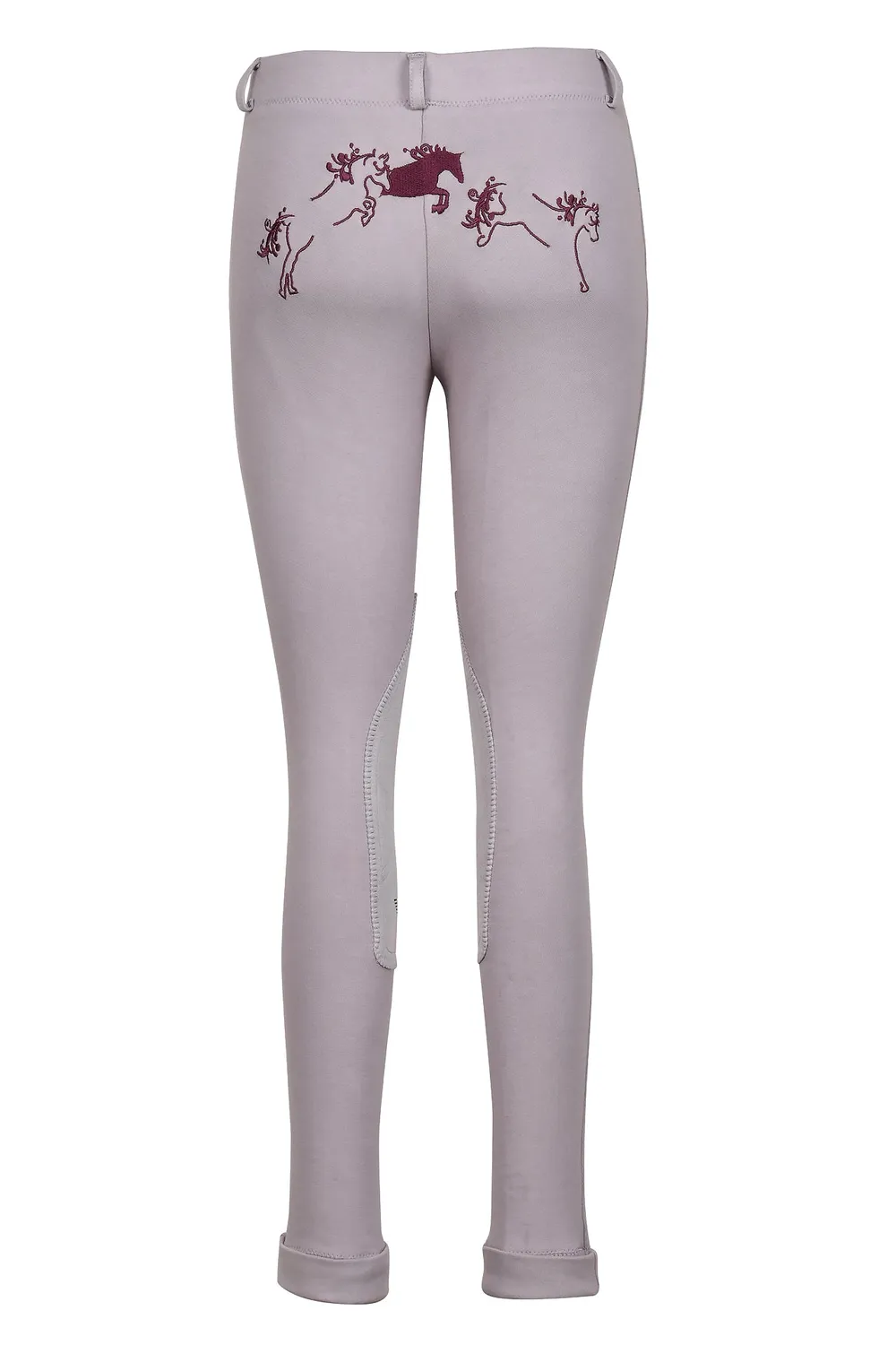 TuffRider Whimsical jodhpur Lilac Gray kinderen grip