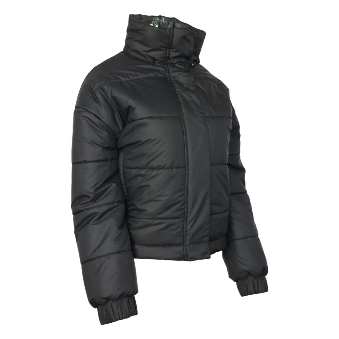 Dapplebay Reversible puffer winterjas Navy Black omkeer