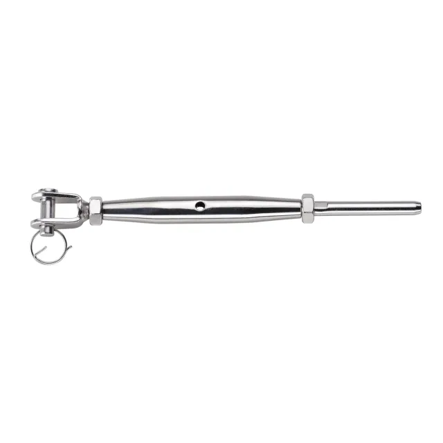 Herm Sprenger wantspanner vork-terminal rvs M5 145 mm