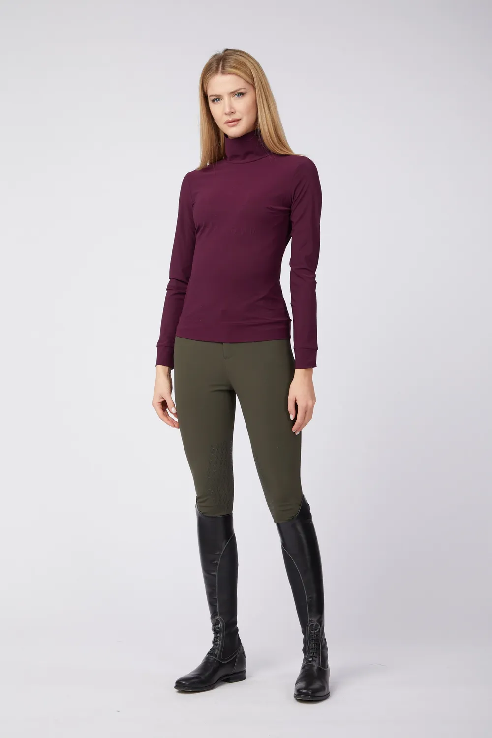 Vestrum Shizuoka trainingstop dames burgundy ademend