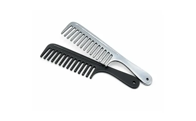 Quick Knot manenkam zilver metaal Premium