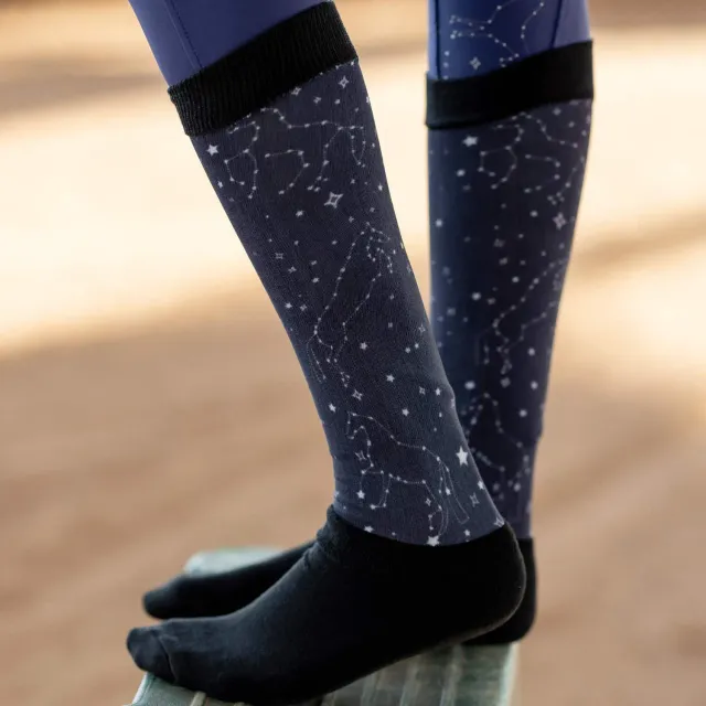Dapplebay Slick Constellation laarzensokken navy one size