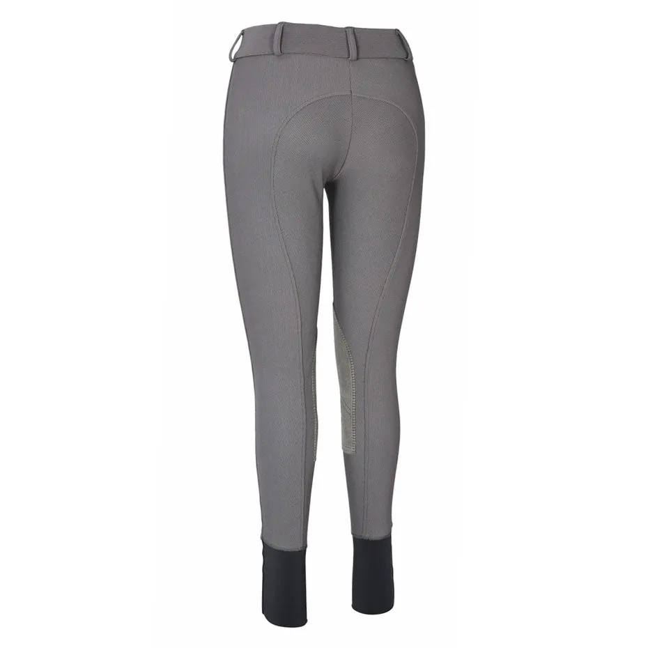 TuffRider Ribb rijbroek knee patch navy lage taille