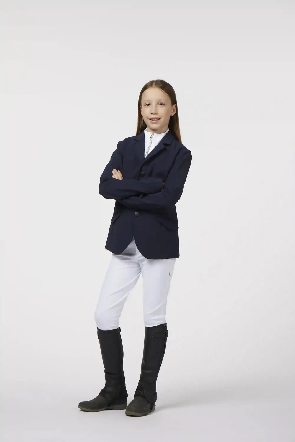 Vestrum Parma meisjes wedstrijdjasje TK blue navy/black
