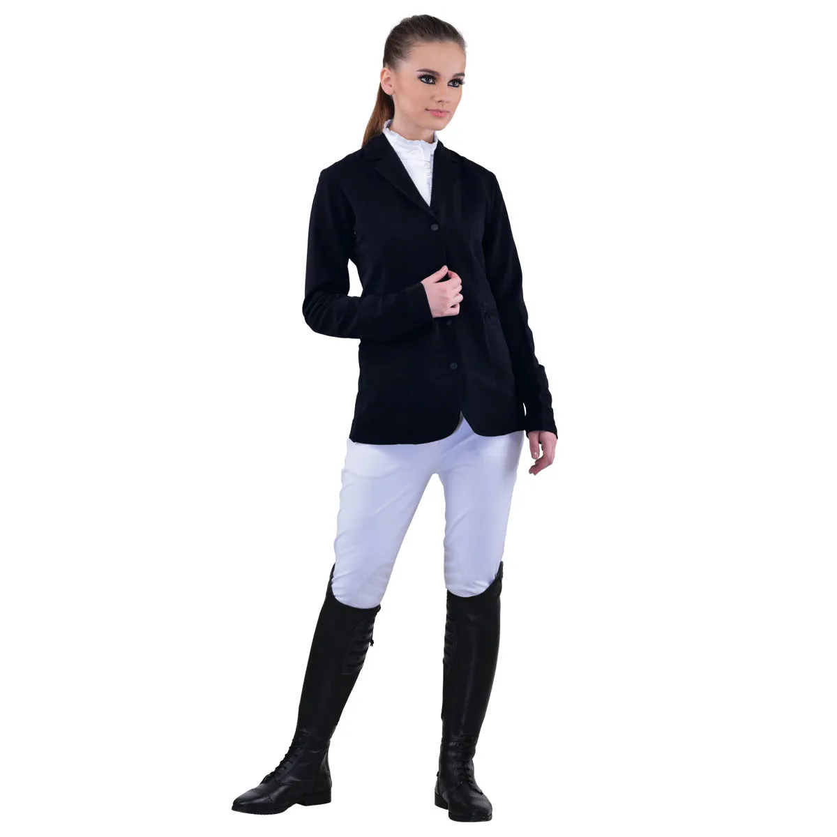 Equine Couture Oslo dames wedstrijdjasje charcoal stretch
