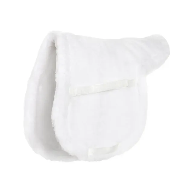 TuffRider EquiCool Fleece Hunter zadelpad wit ademend