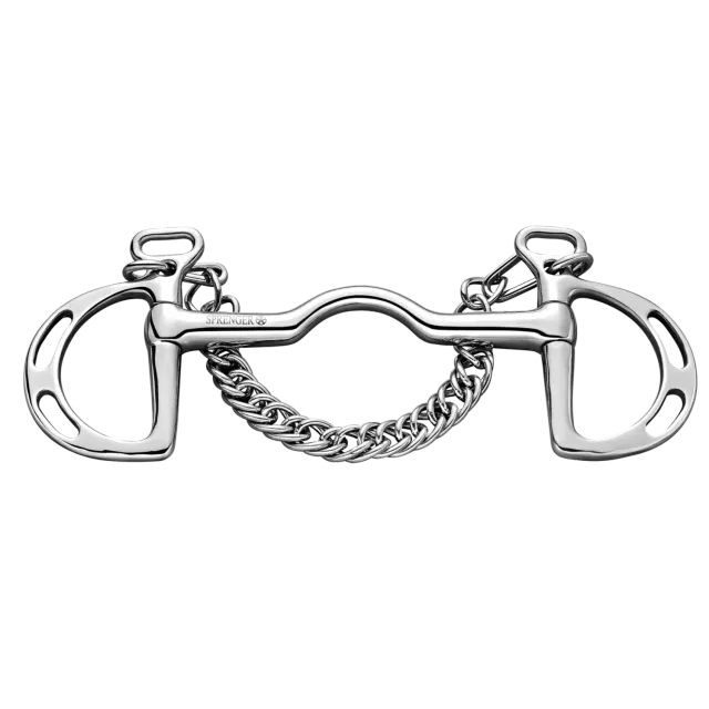 HS Sprenger Springkandare 16 mm bit rechte stang