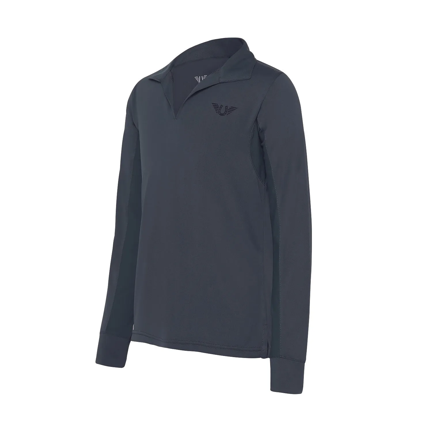 TuffRider Taylor kinder polo lange mouw uv