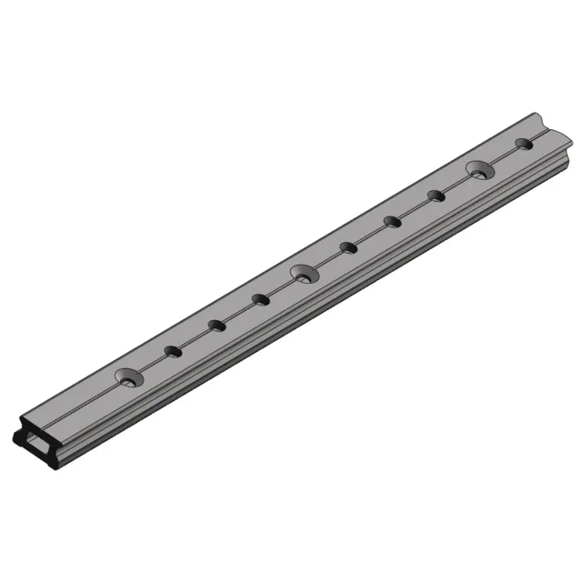 Herm Sprenger Traveller Rail Plat Met Stopgaten 150cm