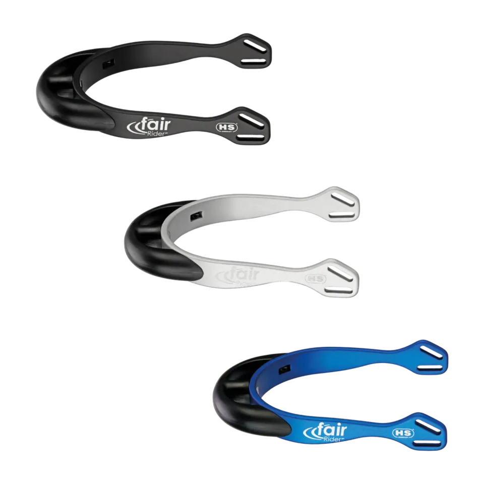 Herm Sprenger fairRider sporen aluminium 20 mm zwart