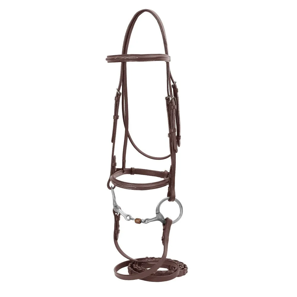 Henri de Rivel Advantage Fancy Raised rijhoofdstel havana