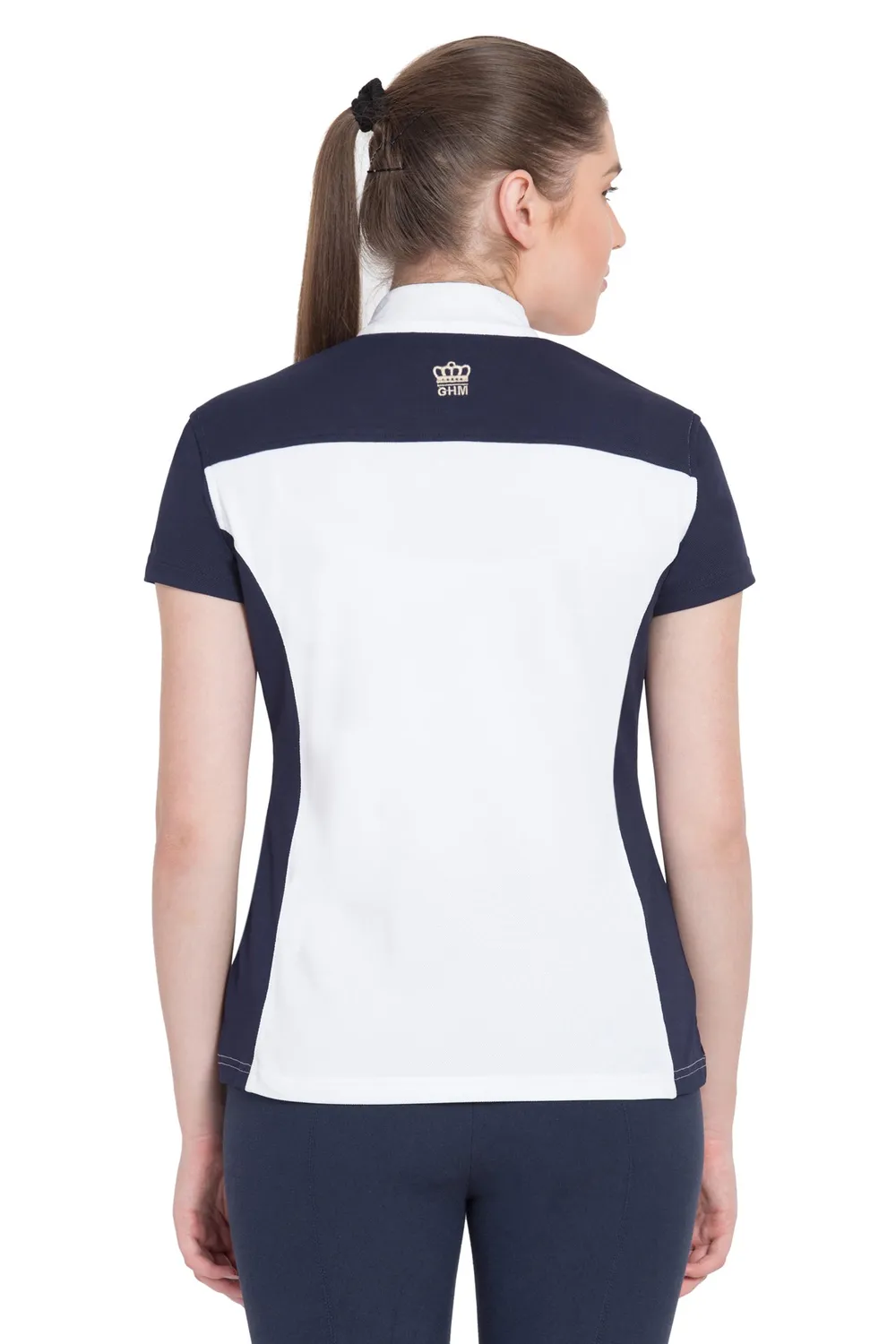 George H Morris Champion wedstrijdshirt wit caribou 34
