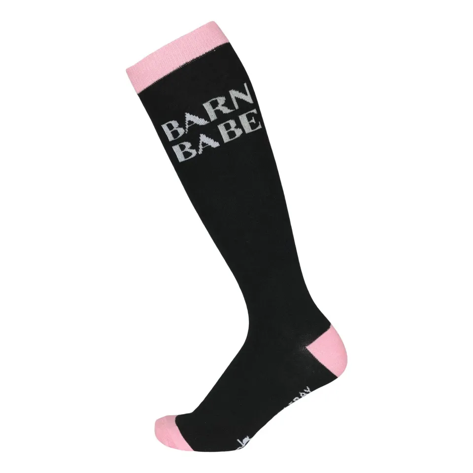 Dapplebay Knit Boot paardrijsokken Barn Babe one size
