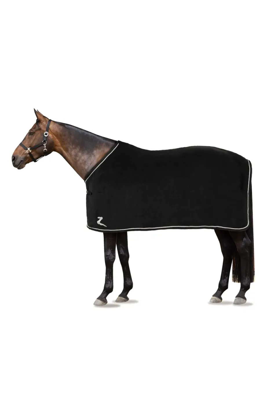 Horze Show zweetdeken fleece zwart 145