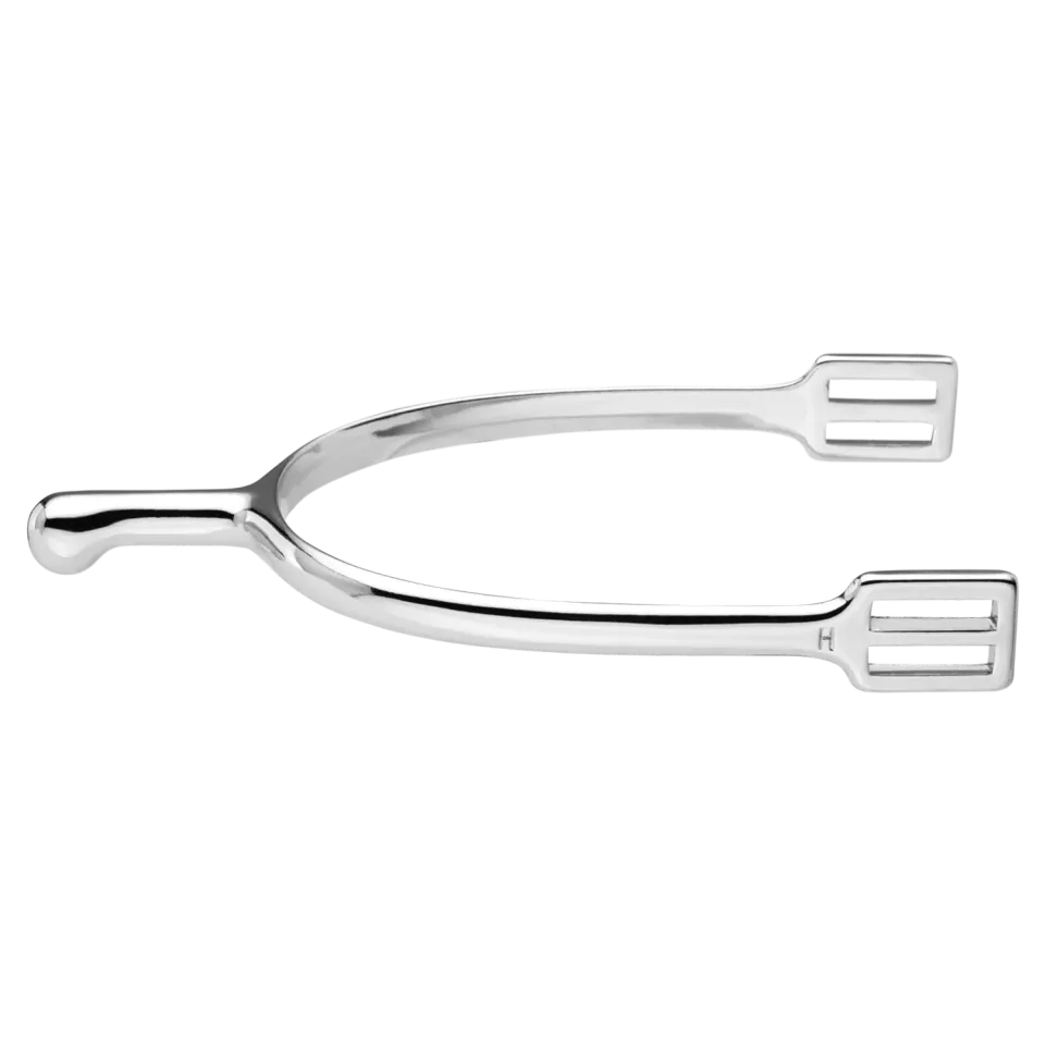HS Sprenger herensporen rvs 35 mm met kogel einde
