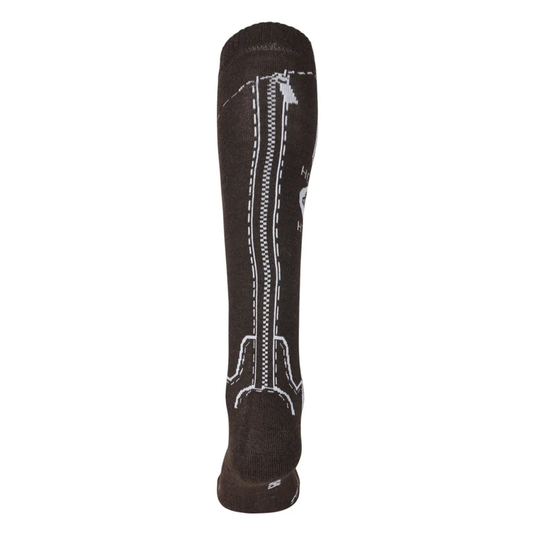TuffRider Hobby Horse Cotton Competition dames sokken zwart katoen
