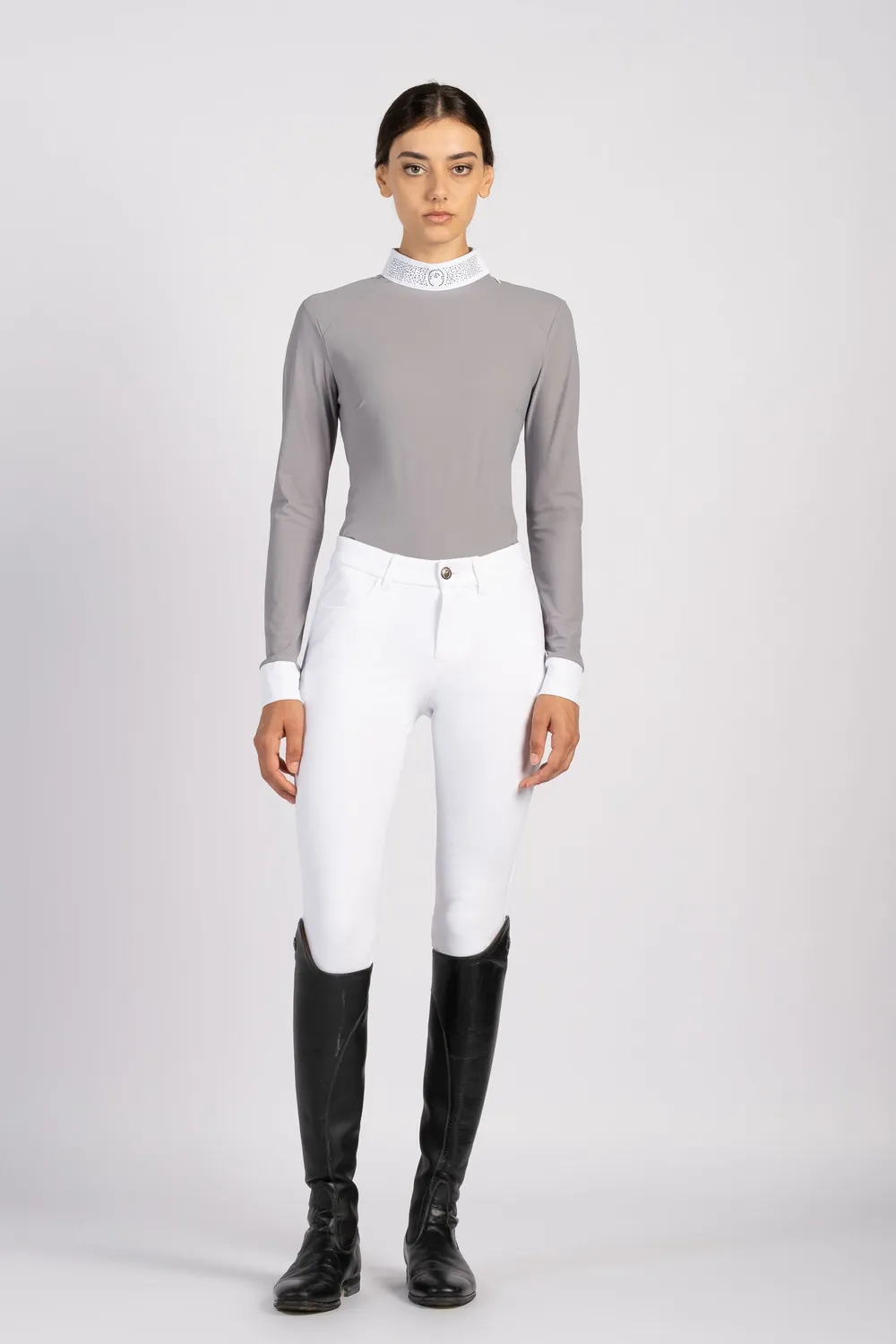 Vestrum Chengdu wedstrijdshirt dames strass wit