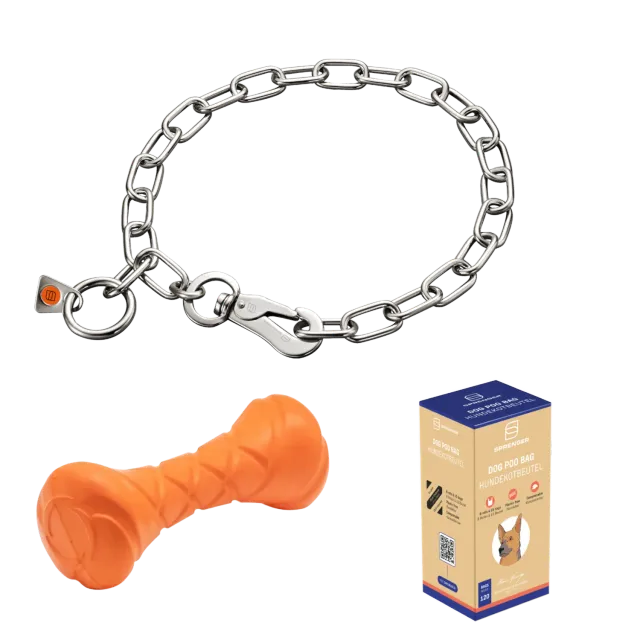 HS Sprenger honden set halsketting 60cm apport + zakjes