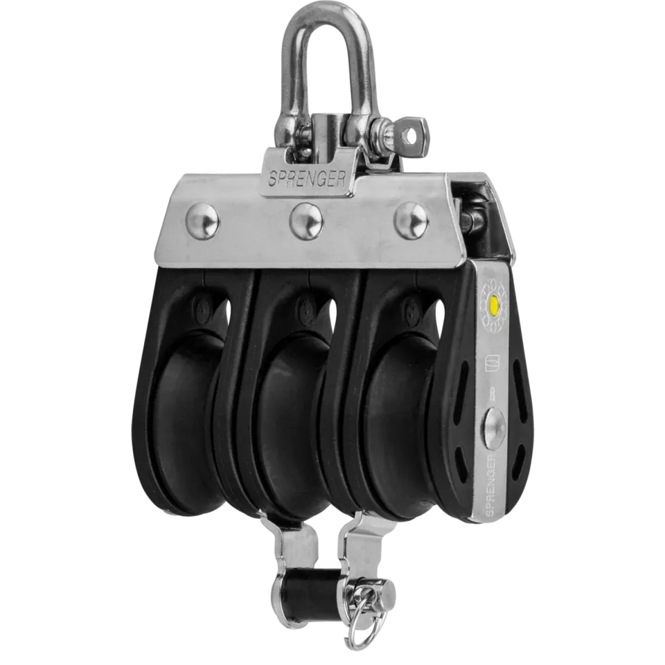S-Block 3565520000 katrolblok 8 mm 3-schijfs wartel
