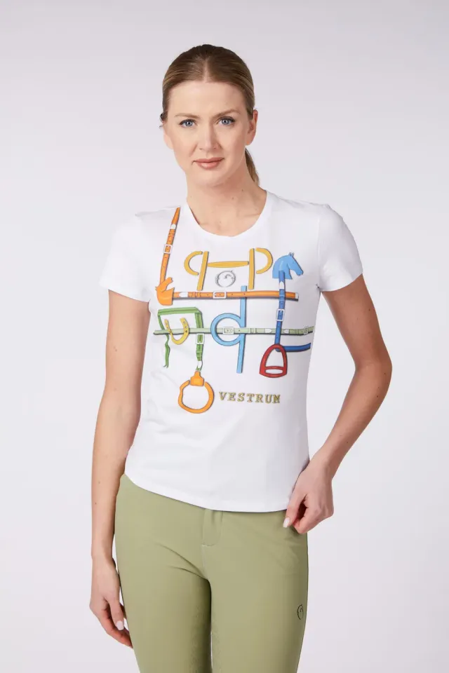 Vestrum Amalfi T-shirt dames bi-elastisch katoen