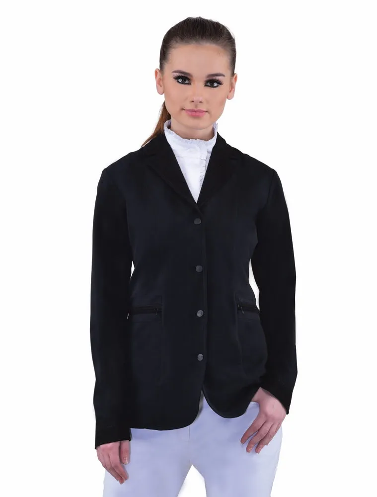 Equine Couture Oslo dames wedstrijdjasje charcoal stretch