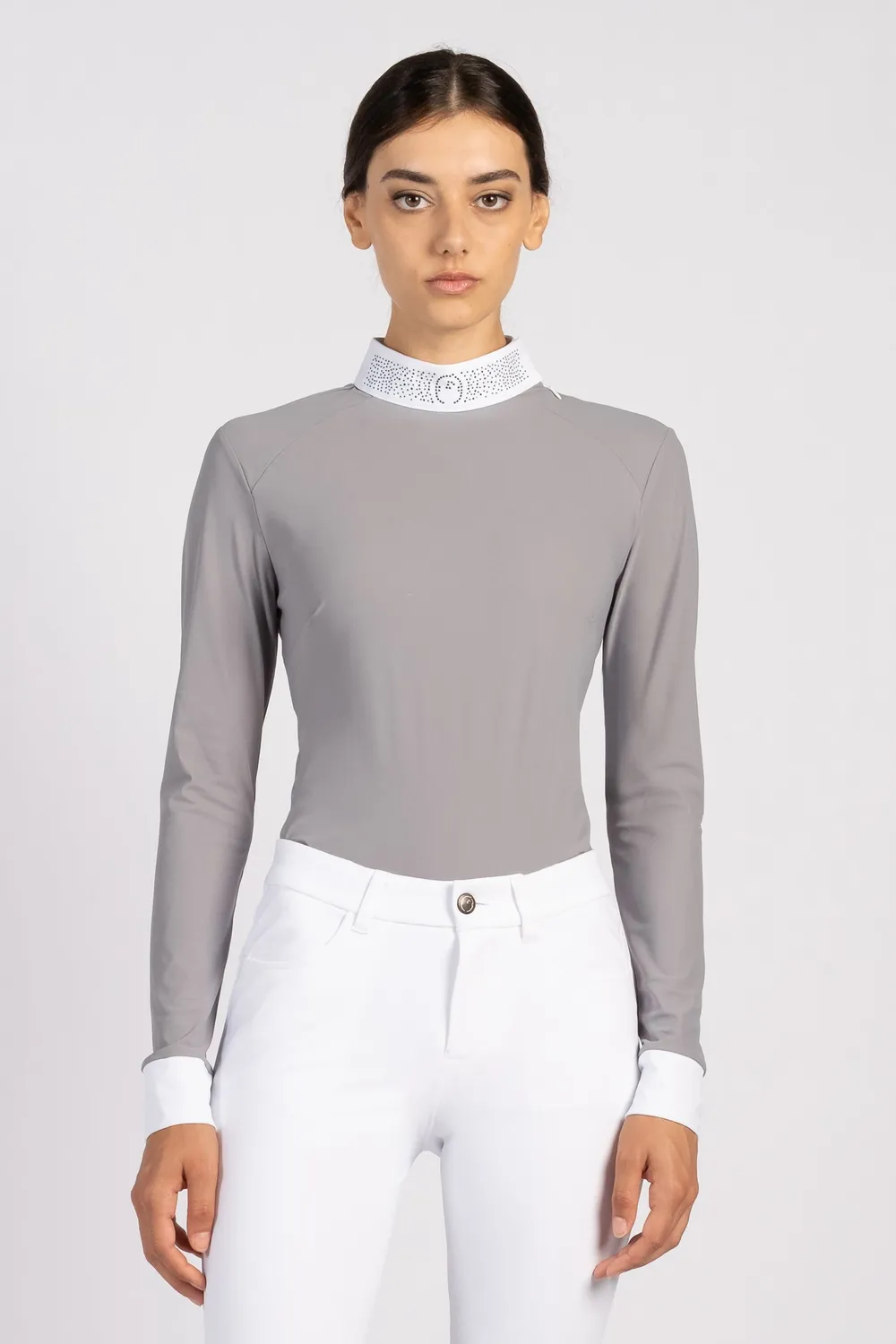 Vestrum Chengdu wedstrijdshirt dames strass wit