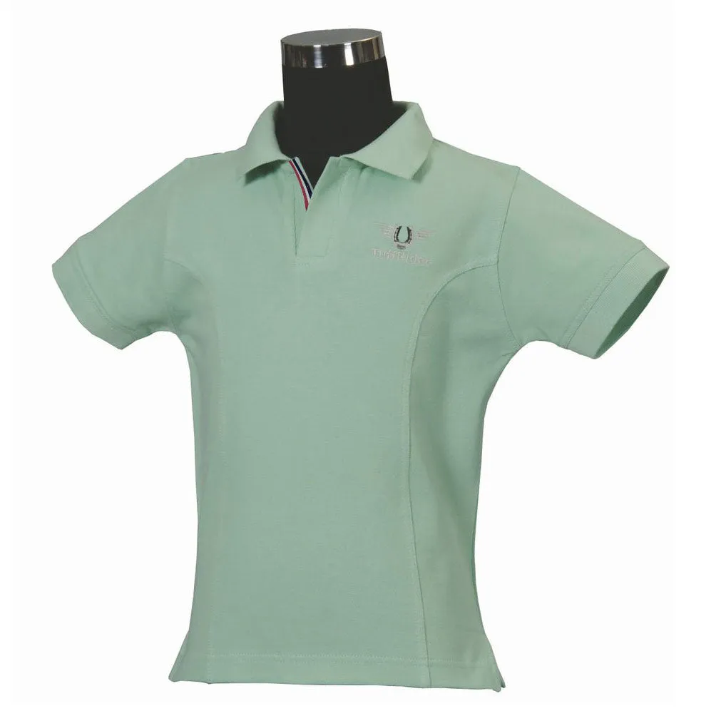 TuffRider Polo kinder shirt hotpink katoen