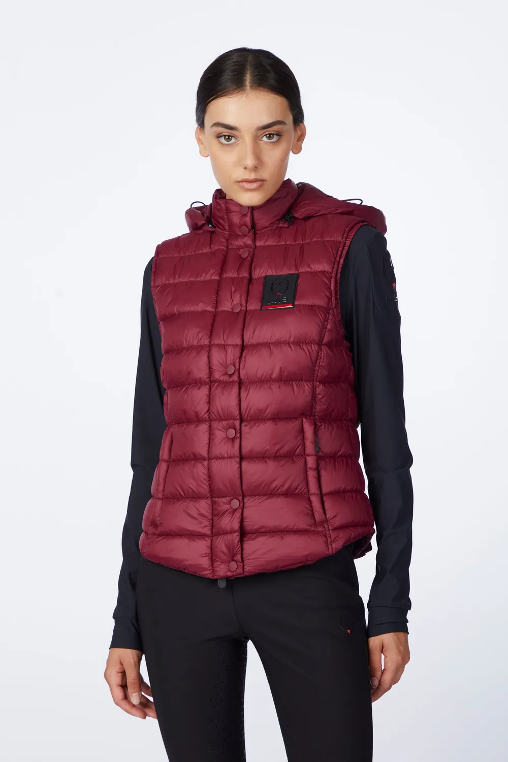 Vestrum Chara bodywarmer dames ruby red winddicht