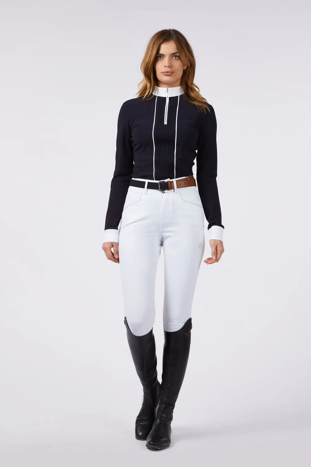 Vestrum Arras Wedstrijdshirt Dames Optical White Strijkvrij