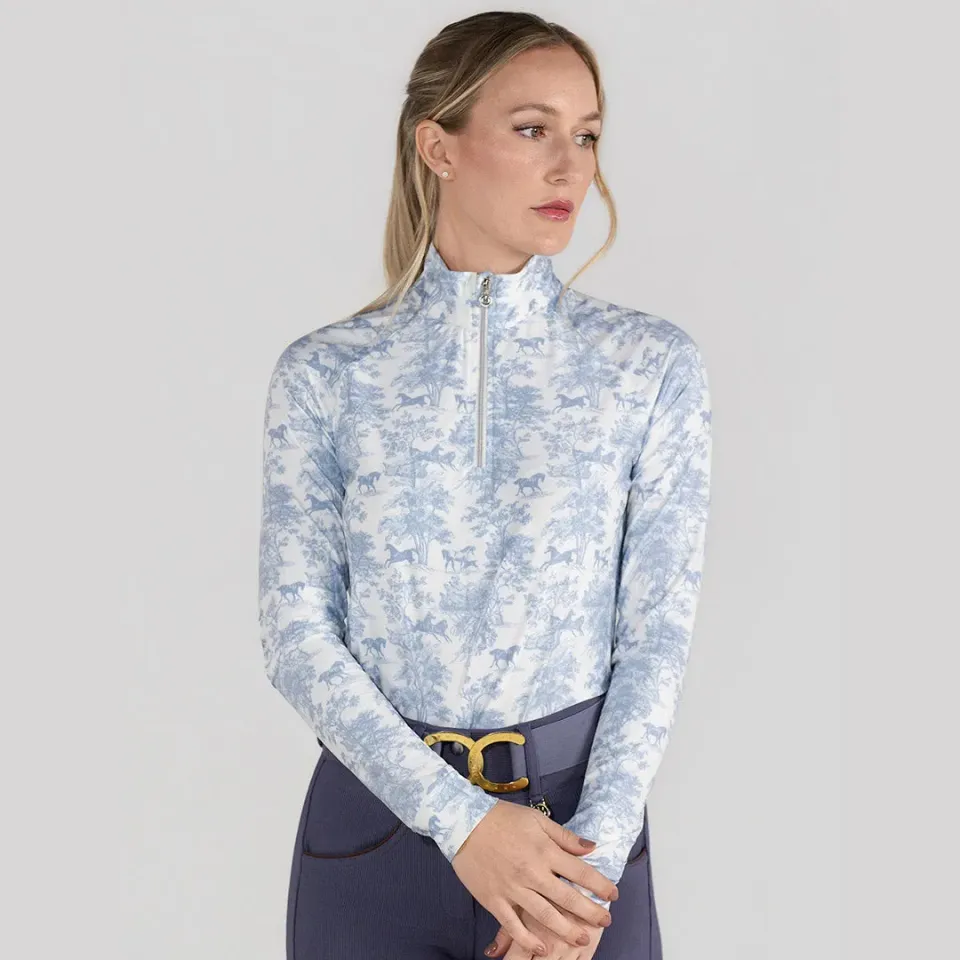 Dapplebay Equestrian Toile Moonrise rijtop lange mouw
