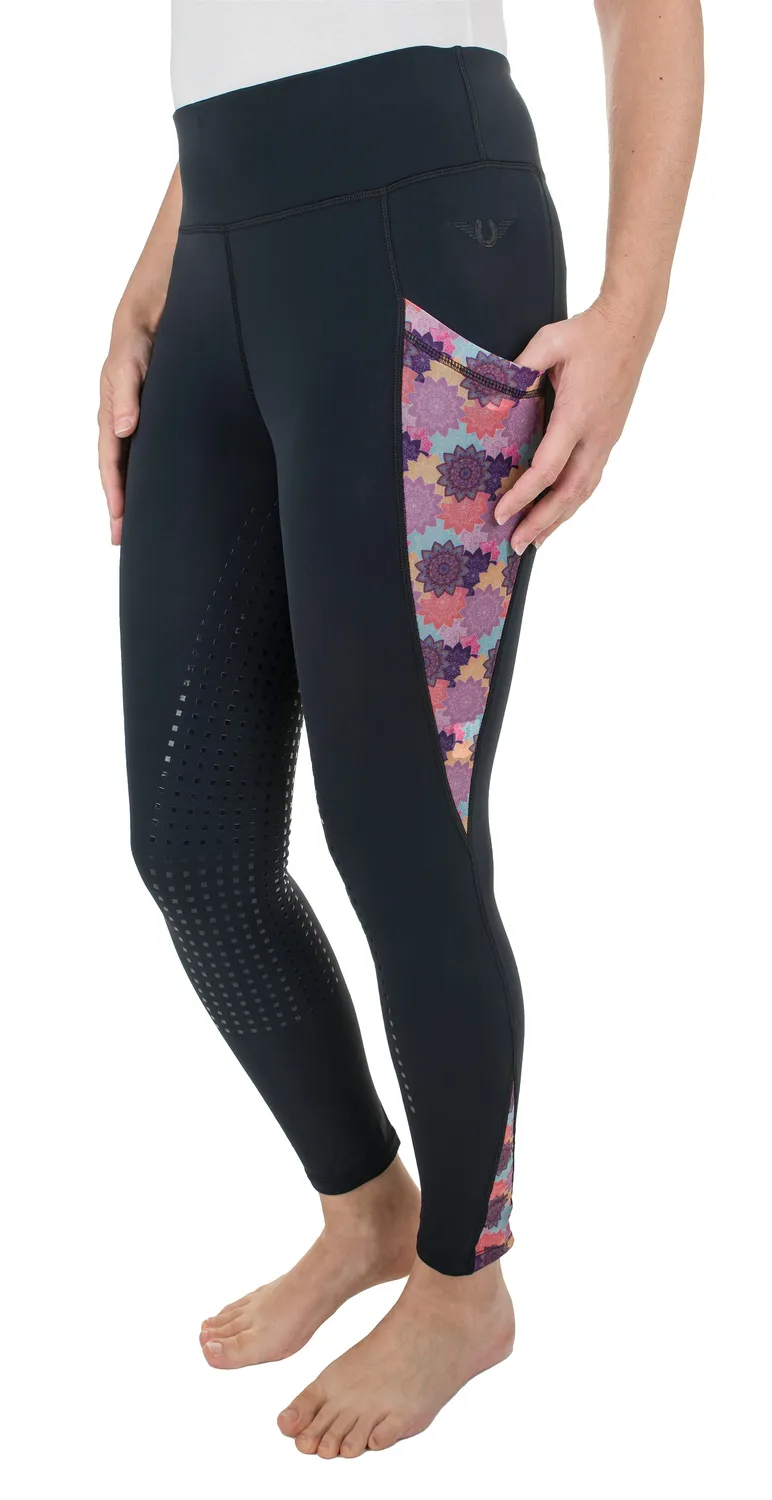 TuffRider Minerva 3 Season rijlegging full seat floral M print