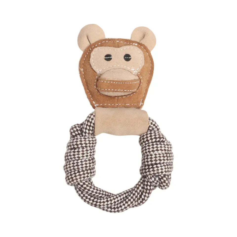 TuffRider Monkey hondenspeeltje STD suède