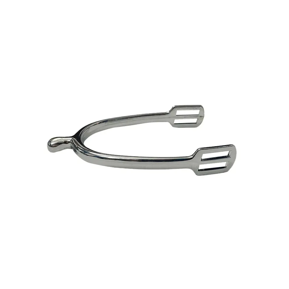 TuffRider Prince of Wales sporen 15mm Silver rvs