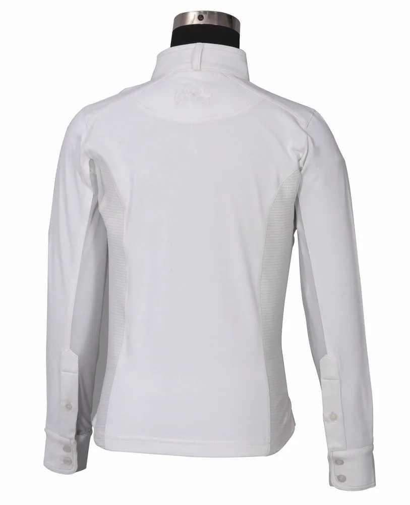 Equine Couture Cara kinder wedstrijdshirt roze stretch