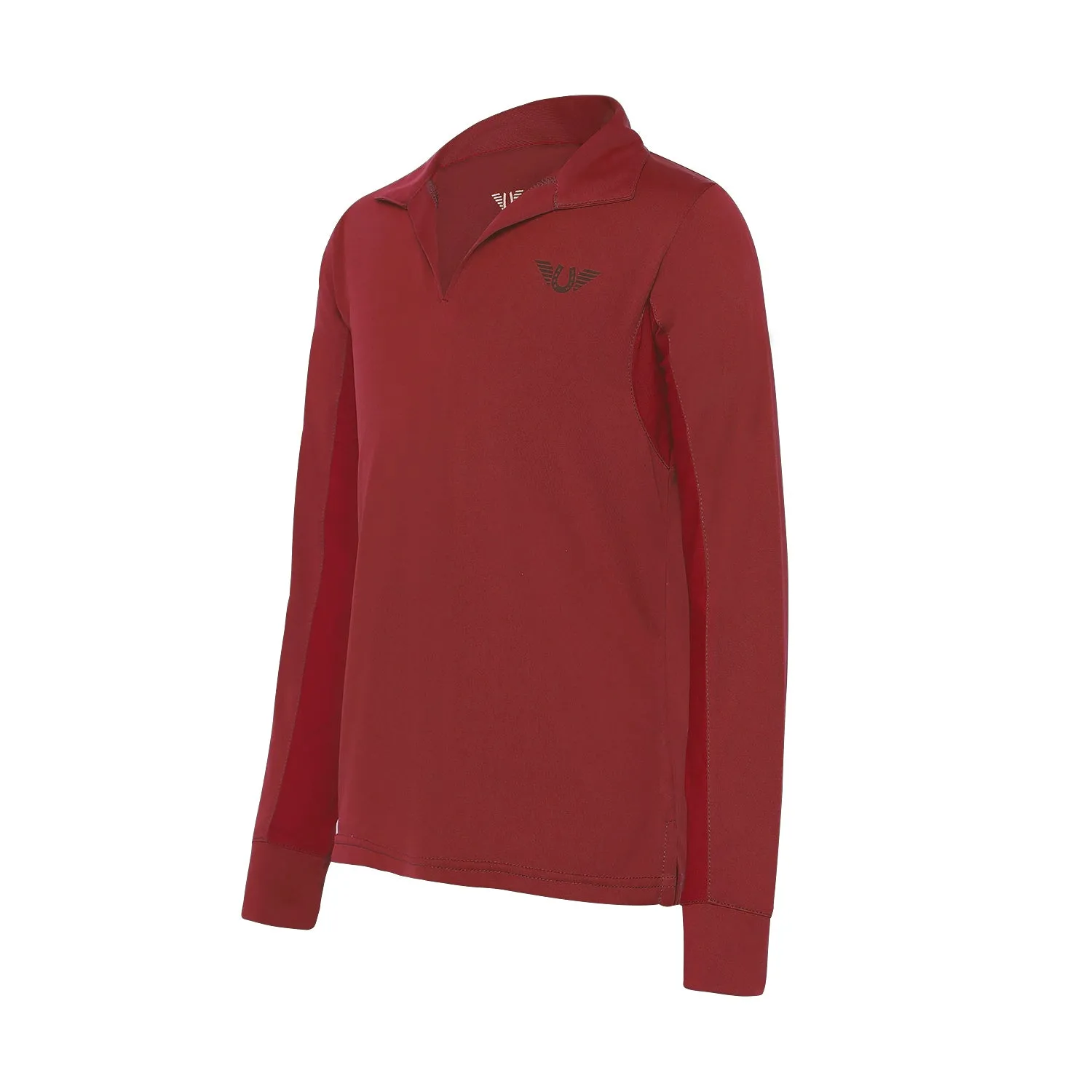 TuffRider Taylor kinder polo lange mouw uv