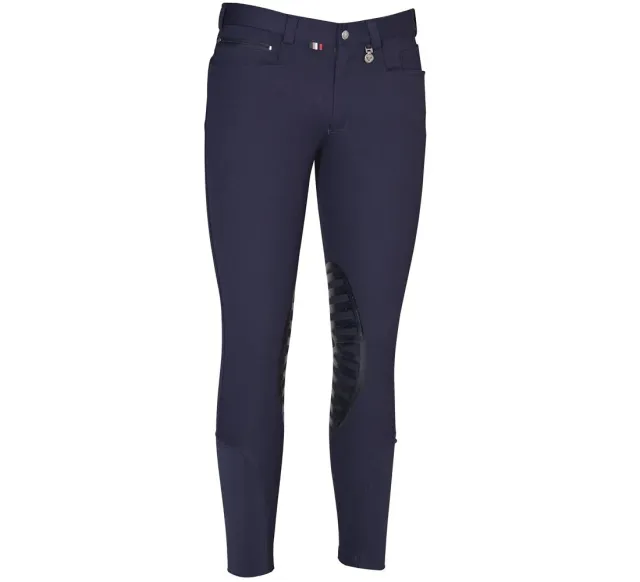 TuffRider Sawyer rijbroek heren silicone blauw