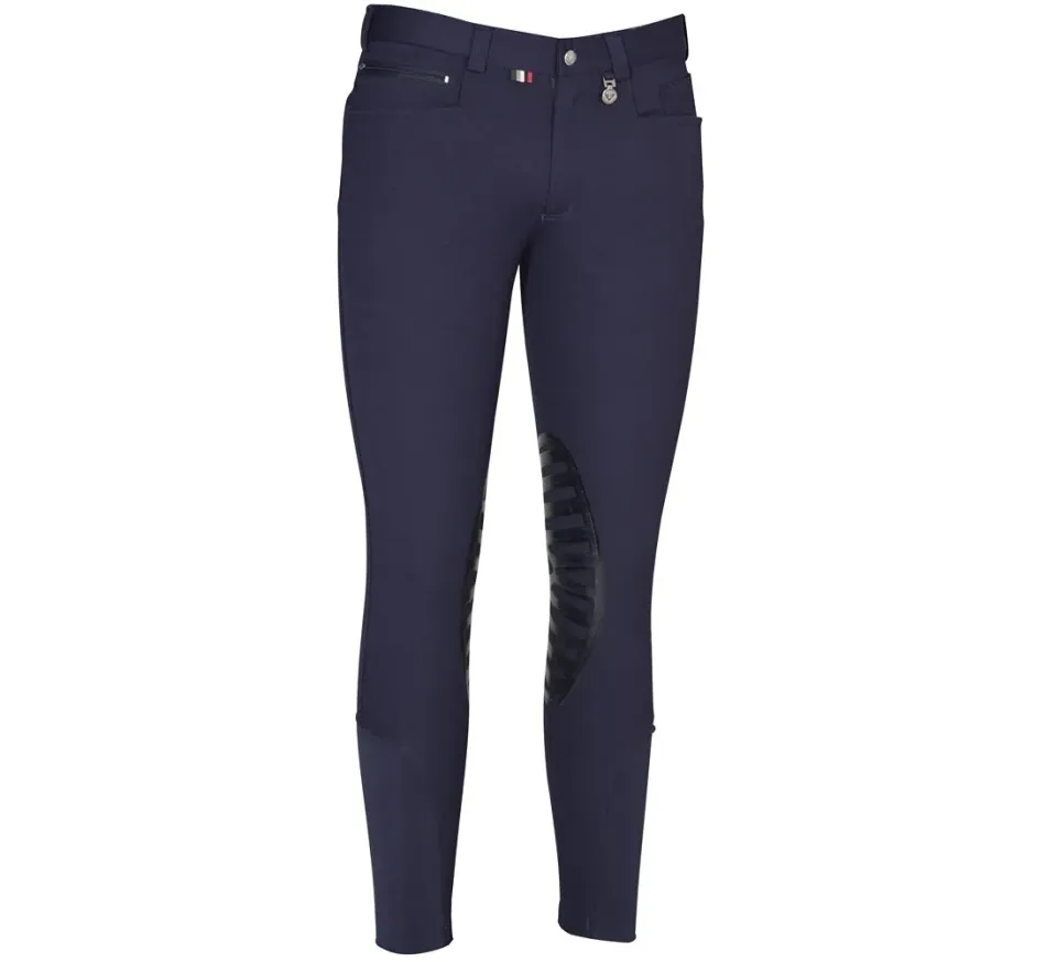 TuffRider Sawyer rijbroek heren silicone blauw