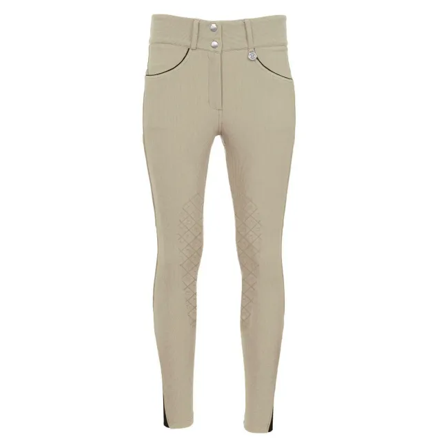 Dapplebay Pro Ribbed rijbroek heritage tan 28 kniezit