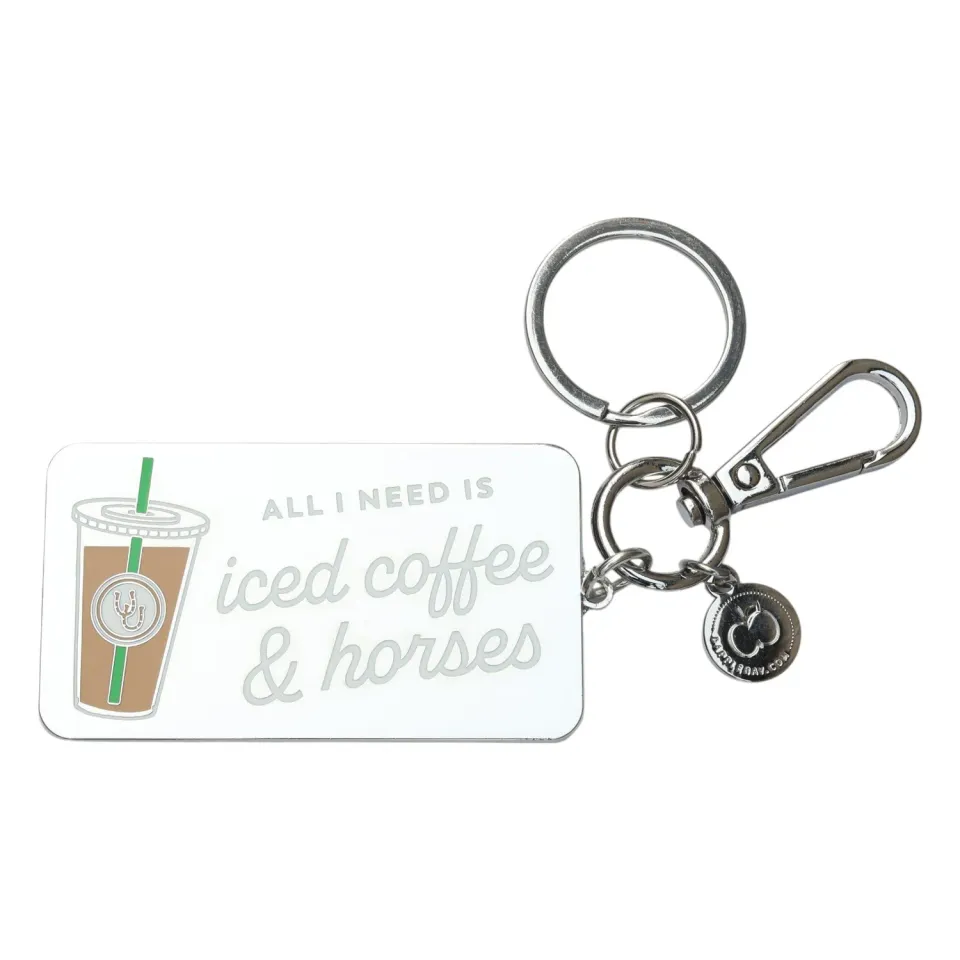 Dapplebay Iced Coffee Horses sleutelhanger