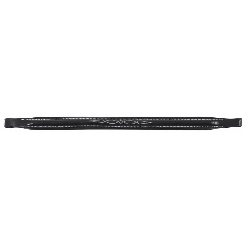 Henri de Rivel Pro Raised Fancy frontriem zwart leer
