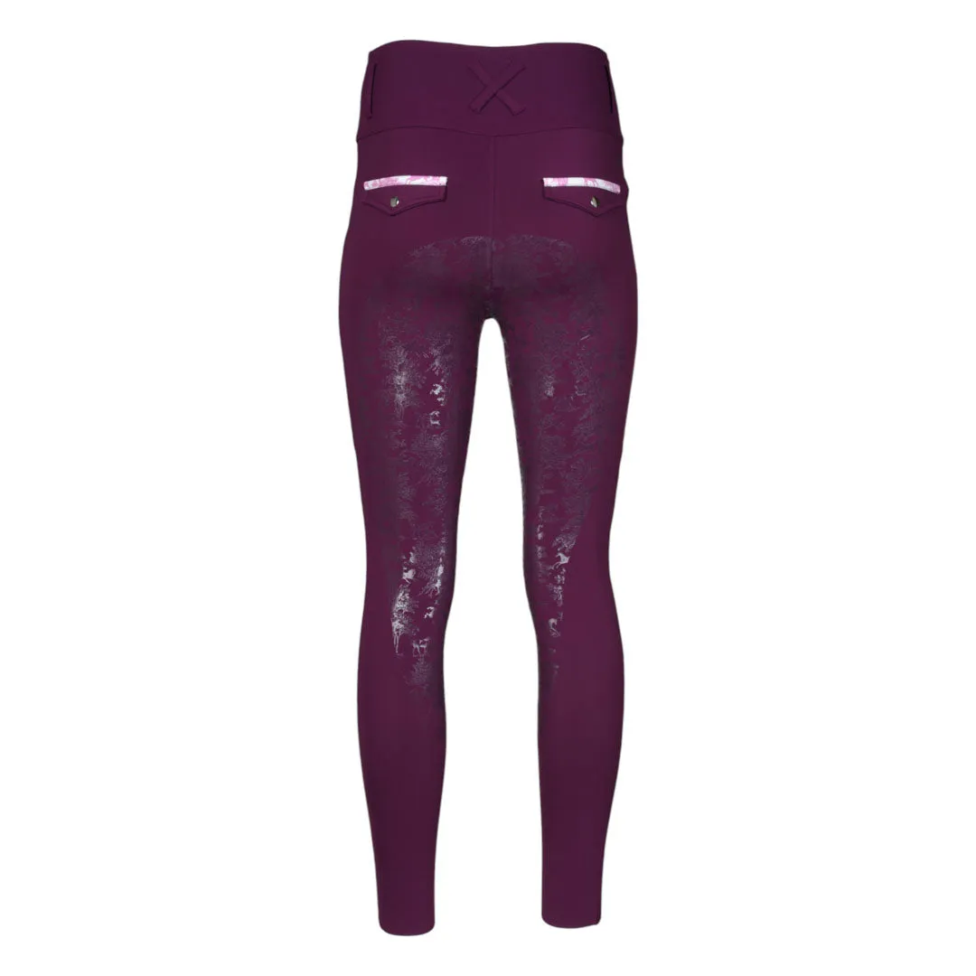 Dapplebay Essential Toile rijlegging plum siliconen zit