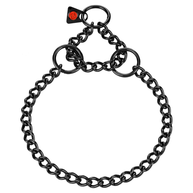 Herm Sprenger halsketting hond 2,5 mm zwart rvs