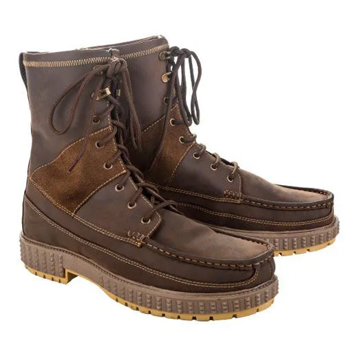 TuffRider R18 laarzen bruin nubuck heren hoog