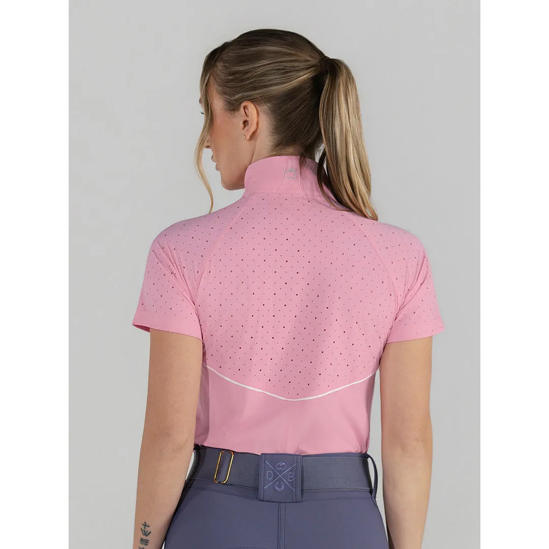 Dapplebay Lady Aircut Rijshirt Ballet Pink Korte Mouw