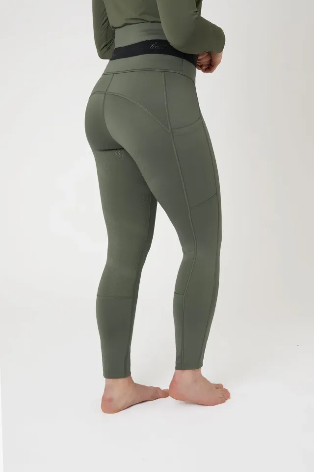 Horze Caitlin rijlegging groen 42 fullseat