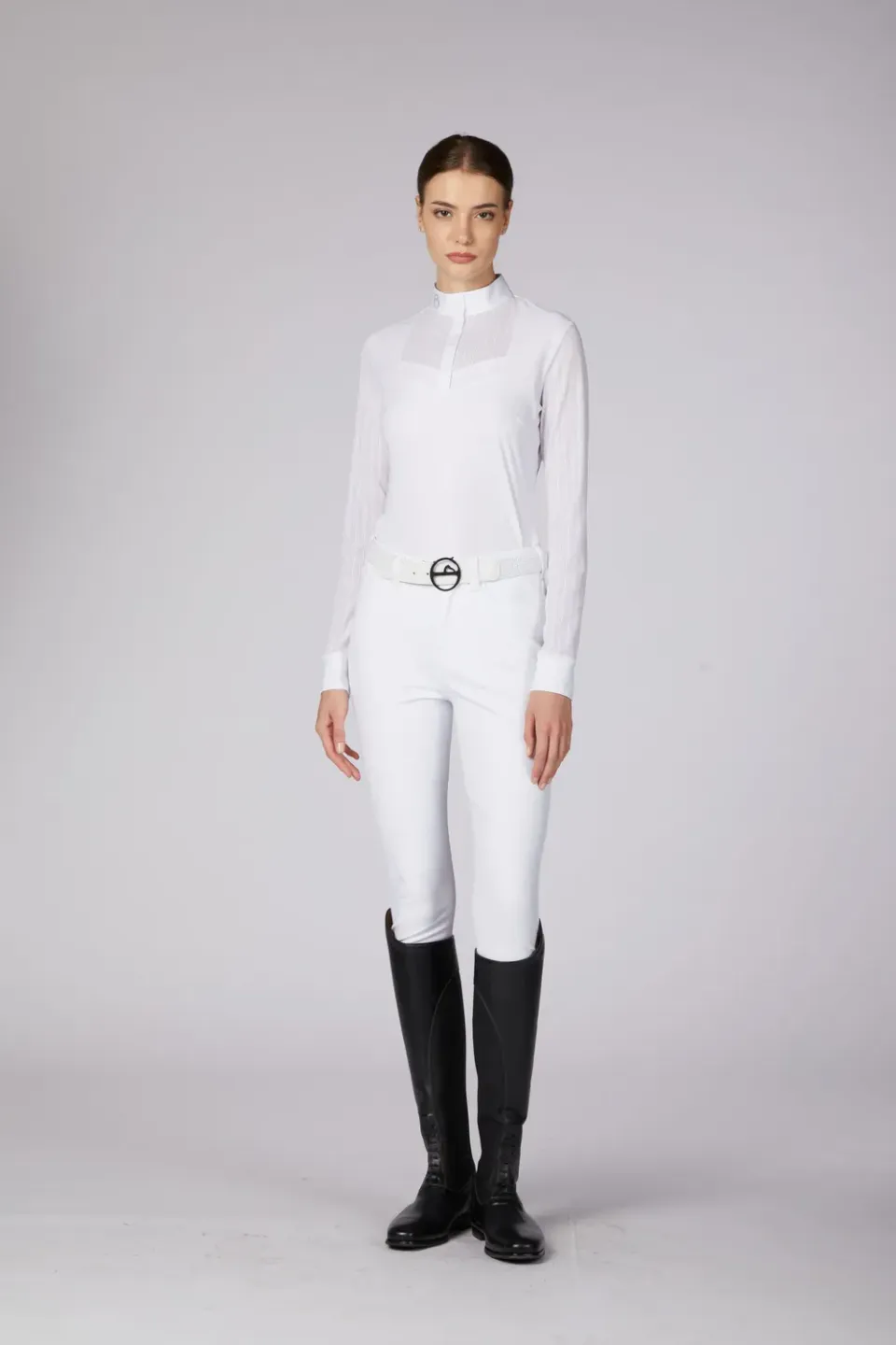 Vestrum Harbin wedstrijdshirt dames Wit lange mouw