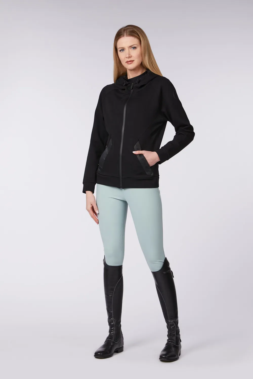 Vestrum Oristano sweater dames zwart bi-elastisch
