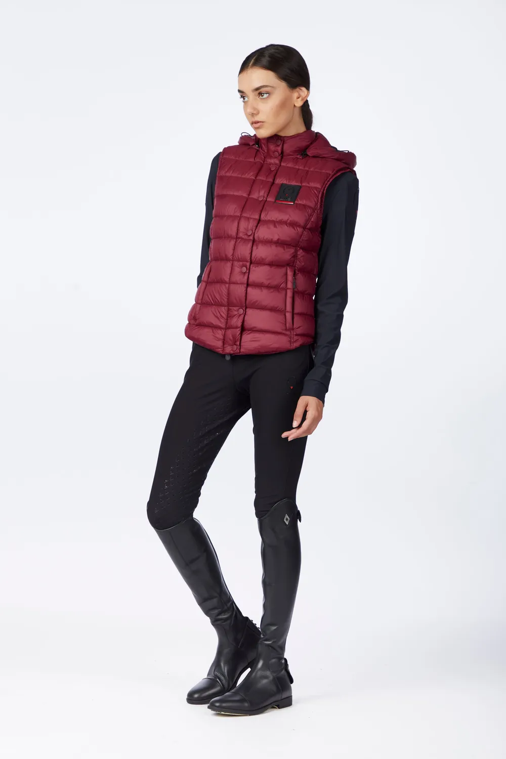 Vestrum Chara bodywarmer dames ruby red winddicht